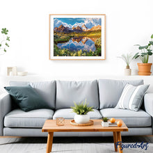 Afbeelding in Gallery-weergave laden, Diamond Painting - Uitzicht op berg en meer