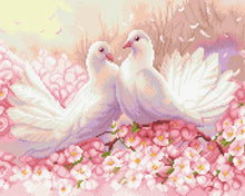 Afbeelding in Gallery-weergave laden, Diamond Painting - Paar Duiven