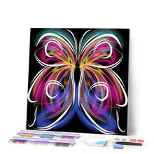 Afbeelding in Gallery-weergave laden, Diamond Painting - Heldere vlinder dieren, vlinders, Diamond Painting Dieren