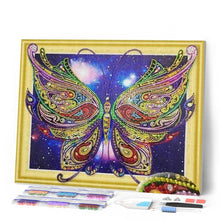 Afbeelding in Gallery-weergave laden, Diamond Painting - Vlinder Kasjmir dieren, vlinders, Diamond Painting Dieren