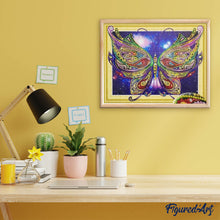 Afbeelding in Gallery-weergave laden, Diamond Painting - Vlinder Kasjmir dieren, vlinders, Diamond Painting Dieren