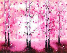Afbeelding in Gallery-weergave laden, Diamond Painting - Bladloze bomen Diamond Painting Landschappen, landschappen, bomen