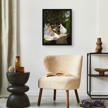 Afbeelding in Gallery-weergave laden, Diamond Painting - Courtisanes in de tuin Diamond Painting Romantiek, romantiek