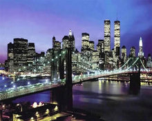 Afbeelding in Gallery-weergave laden, Diamond Painting - New York Bridge steden, Diamond Painting Steden