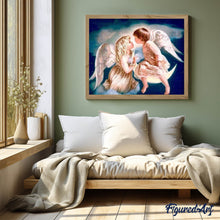 Afbeelding in Gallery-weergave laden, Diamond Painting - Kleine engelen Diamond Painting Religie, religie