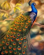 Afbeelding in Gallery-weergave laden, Diamond Painting - Vrouwelijke pauw dieren, Diamond Painting Dieren, pauwen