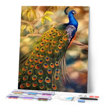 Afbeelding in Gallery-weergave laden, Diamond Painting - Vrouwelijke pauw dieren, Diamond Painting Dieren, pauwen
