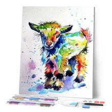 Afbeelding in Gallery-weergave laden, Diamond Painting - Geiten Pop-art dieren, Diamond Painting Dieren, Pop-art