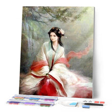 Afbeelding in Gallery-weergave laden, Diamond Painting - Chinese prinses Diamond Painting Romantiek, romantiek
