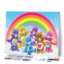 Afbeelding in Gallery-weergave laden, Diamond Painting - Beren en regenboog Diamond Painting Andere, ander
