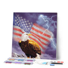 Afbeelding in Gallery-weergave laden, Diamond Painting - Amerikaanse zeearend dieren, Diamond Painting Dieren, adelaars