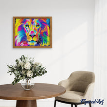 Afbeelding in Gallery-weergave laden, Diamond Painting - Leeuw Pop-art style