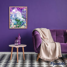 Afbeelding in Gallery-weergave laden, Diamond Painting - Eenhoorn en fee landschap