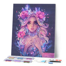 Afbeelding in Gallery-weergave laden, Diamond Painting - Romantisch Jong Meisje