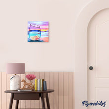 Afbeelding in Gallery-weergave laden, Diamond Painting - Glas water en zeesterren dieren, Diamond Painting Dieren, Diamond Painting Landschappen, landschappen