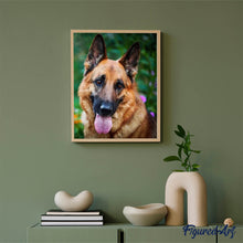 Afbeelding in Gallery-weergave laden, Diamond Painting - Duitse herder dieren, Diamond Painting Dieren