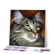 Afbeelding in Gallery-weergave laden, Diamond Painting - Portret katten dieren, katten, Diamond Painting Dieren