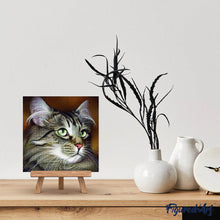 Afbeelding in Gallery-weergave laden, Diamond Painting - Portret katten dieren, katten, Diamond Painting Dieren