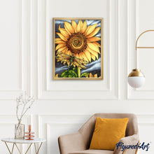 Afbeelding in Gallery-weergave laden, Diamond Painting - Libelle en zonnebloem dieren, Diamond Painting Dieren, Diamond Painting Bloemen, bloemen