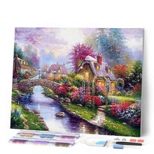 Afbeelding in Gallery-weergave laden, Diamond Painting - Ergens op het platteland Diamond Painting Landschappen, landschappen, winter