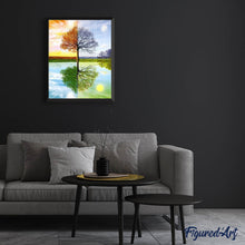 Afbeelding in Gallery-weergave laden, Diamond Painting - Boom 4 seizoenen 2 Diamond Painting Landschappen, landschappen, bomen