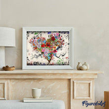 Afbeelding in Gallery-weergave laden, Diamond Painting - Hart Graffiti Diamond Painting Landschappen, landschappen