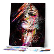Afbeelding in Gallery-weergave laden, Diamond Painting - Kleurrijk Gezicht