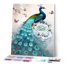 Afbeelding in Gallery-weergave laden, Diamond Painting - Pauw en felle kleuren