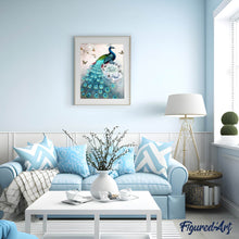 Afbeelding in Gallery-weergave laden, Diamond Painting - Pauw en felle kleuren