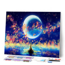 Afbeelding in Gallery-weergave laden, Diamond Painting - Maan en magische reflecties