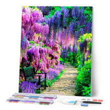 Afbeelding in Gallery-weergave laden, Diamond Painting - Pad in een lichte tuin