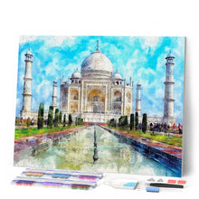 Afbeelding in Gallery-weergave laden, Diamond Painting - Taj Mahal in kleuren