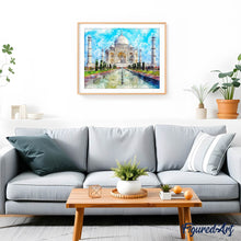 Afbeelding in Gallery-weergave laden, Diamond Painting - Taj Mahal in kleuren