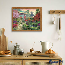 Afbeelding in Gallery-weergave laden, Diamond Painting - Tuin die naar de tempel leidt