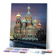Afbeelding in Gallery-weergave laden, Diamond Painting - Moskou steden, Diamond Painting Steden