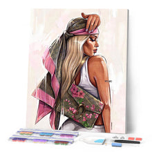 Afbeelding in Gallery-weergave laden, Diamond Painting - Profiel van een Vrouw