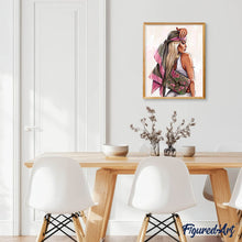 Afbeelding in Gallery-weergave laden, Diamond Painting - Profiel van een Vrouw