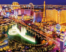 Afbeelding in Gallery-weergave laden, Diamond Painting - Las Vegas bij nacht