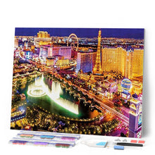 Afbeelding in Gallery-weergave laden, Diamond Painting - Las Vegas bij nacht