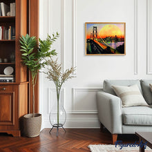 Afbeelding in Gallery-weergave laden, Diamond Painting - Brug van San Francisco en volle maan