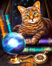 Afbeelding in Gallery-weergave laden, Diamond Painting - Reizende kat