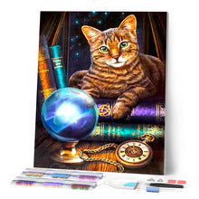 Afbeelding in Gallery-weergave laden, Diamond Painting - Reizende kat