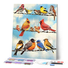 Afbeelding in Gallery-weergave laden, Diamond Painting - Vogels lijnen dieren, vogels, Diamond Painting Dieren