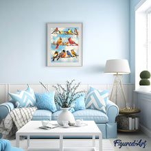 Afbeelding in Gallery-weergave laden, Diamond Painting - Vogels lijnen dieren, vogels, Diamond Painting Dieren