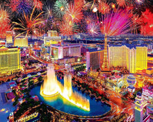 Afbeelding in Gallery-weergave laden, Diamond Painting - Vuurwerk in Las Vegas