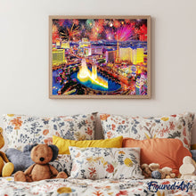 Afbeelding in Gallery-weergave laden, Diamond Painting - Vuurwerk in Las Vegas