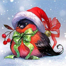 Afbeelding in Gallery-weergave laden, Diamond Painting - Kerst Vogel dieren, vogels, Kerstmis, Diamond Painting Dieren