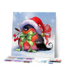 Afbeelding in Gallery-weergave laden, Diamond Painting - Kerst Vogel dieren, vogels, Kerstmis, Diamond Painting Dieren