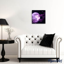 Afbeelding in Gallery-weergave laden, Diamond Painting - Volle maan en bloemen Diamond Painting Landschappen, bloemen, landschappen