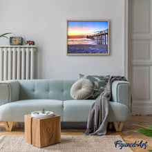 Afbeelding in Gallery-weergave laden, Diamond Painting - Pier aan Zee